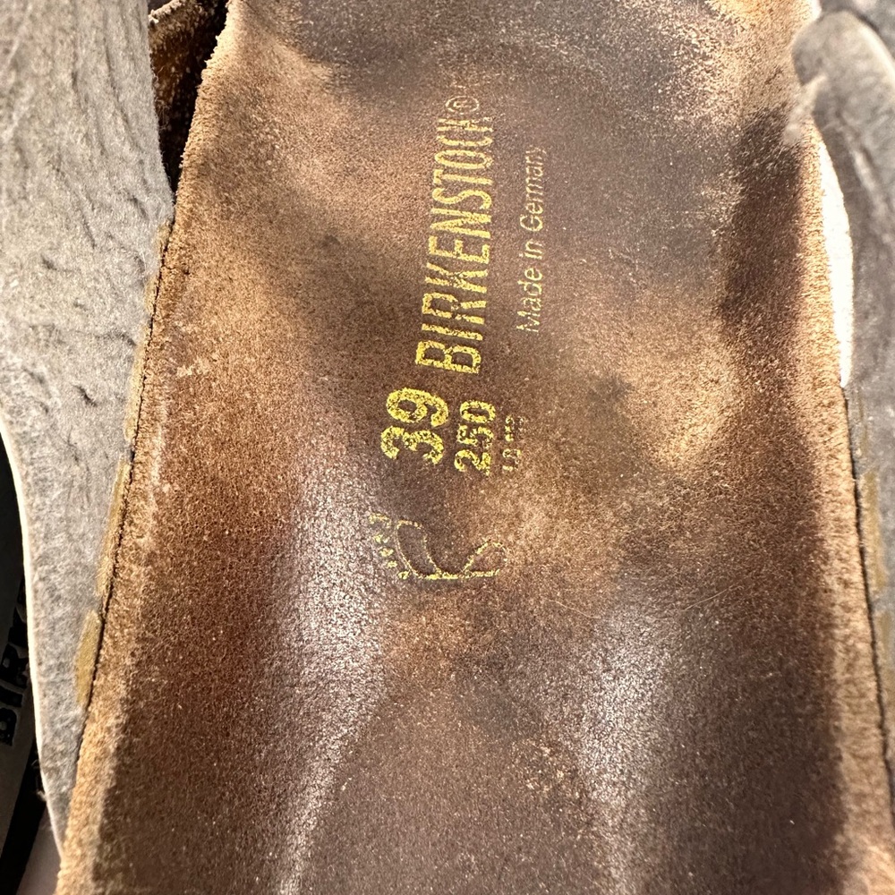 Birkenstock Gizeh Silver Sz 8-8.5‎ - Picture 4 of 6